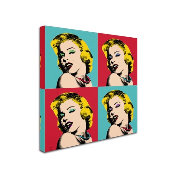 Mark Ashkenazi 'Pop Art Collage' Canvas Art,18x18